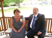 This is our father and his girlfriend